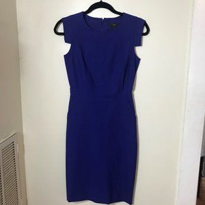 J. Crew Resume dress cobalt blue